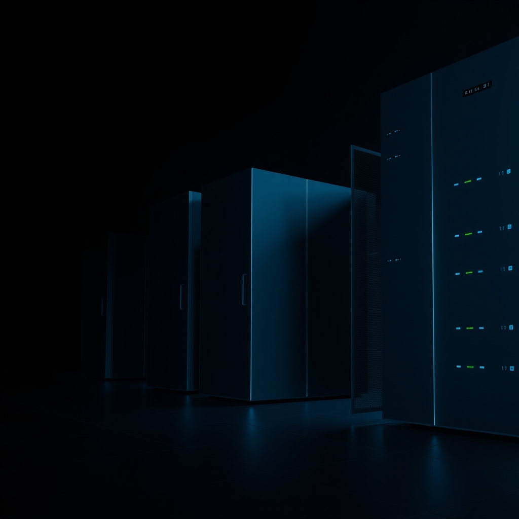 Abstract visualisation of modern server infrastructure